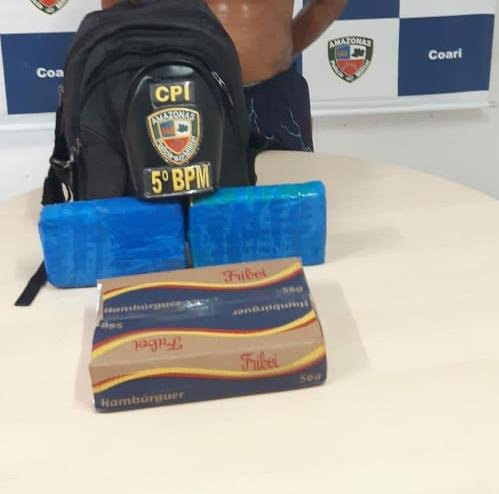 'Mula' é presa em Coari trazendo 'maconha Friboi' para Manaus 