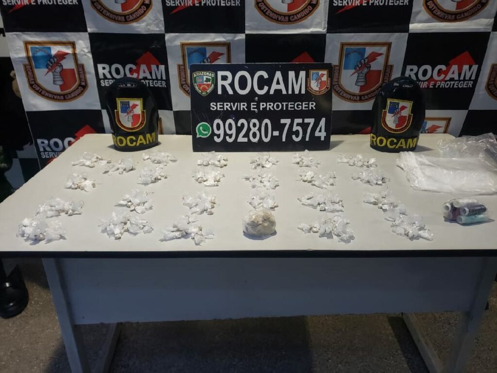 Adolescente corre da Rocam mas é pego com 240 porções de oxi