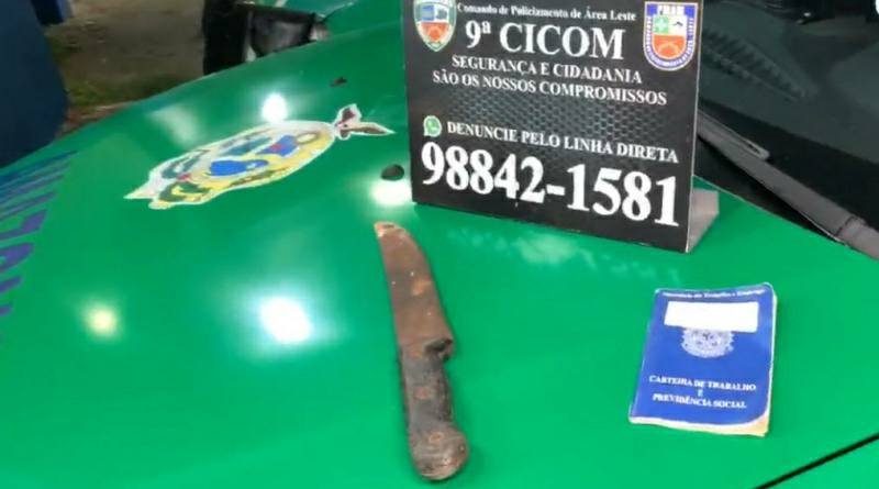Um homem foi preso após tentar a matar a irmã a terçadada durante uma discussão de família no bairro de São José, na zona leste e Manaus