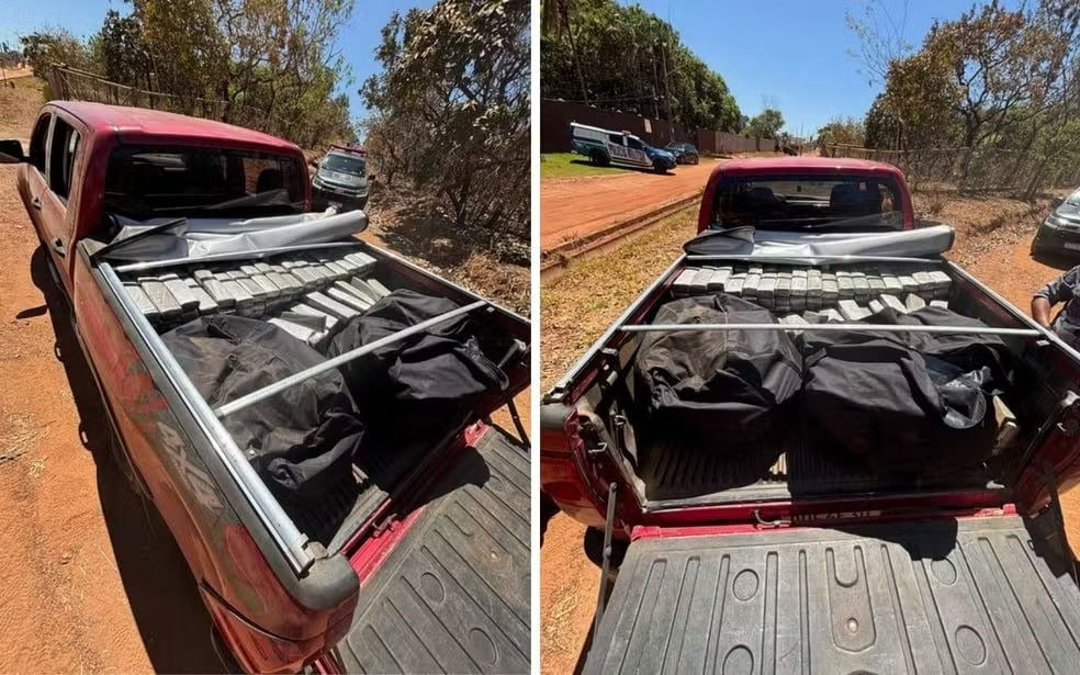 Suspeito abandona carro com 500kg de maconha e morre após troca de tiros
