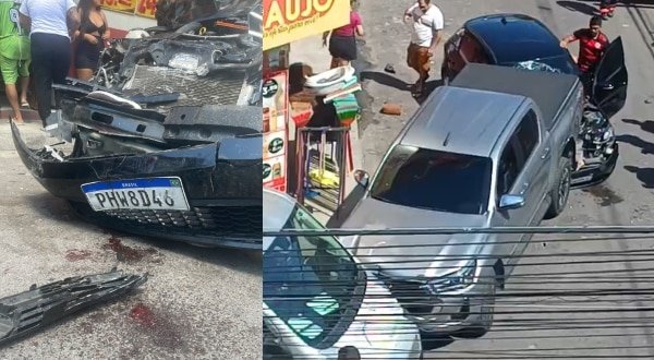 Idosa morre prensada por carro em alta velocidade