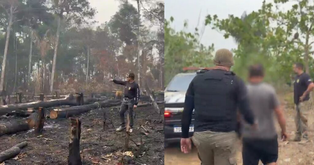 Suspeito de incendiar área de mata é preso em Careiro da Várzea