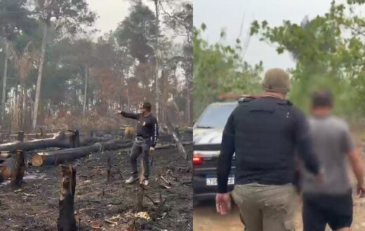 Suspeito de incendiar área de mata é preso em Careiro da Várzea