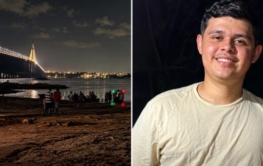 Após cinco dias de buscas, corpo de jovem é localizado sob estrutura da Ponte do Rio Negro