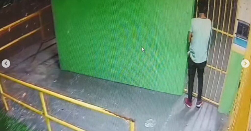 Câmeras registram suspeitos após novos furtos de fiação em escola de Manaus