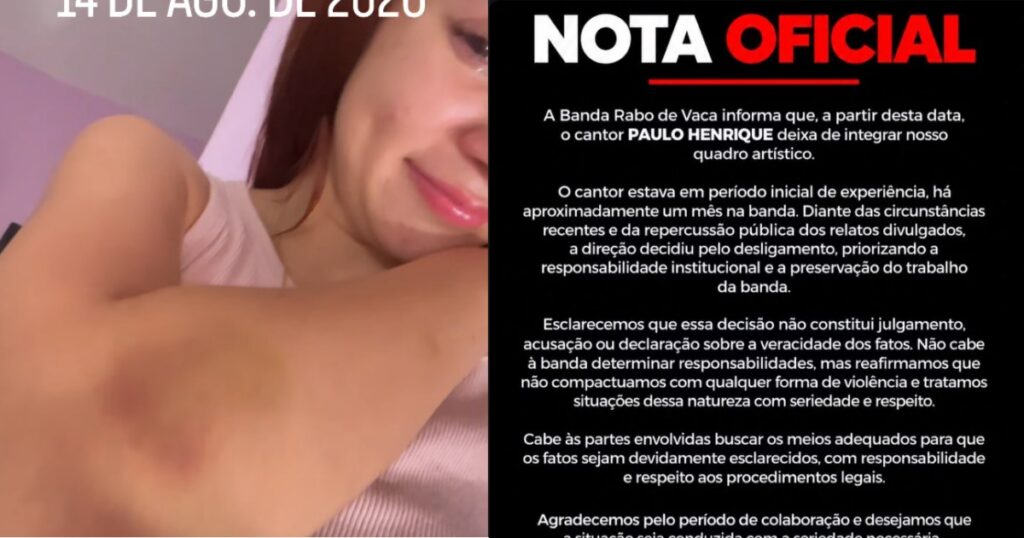 Rabo de Vaca desliga cantor após denúncia de suposta agressão em Manaus
