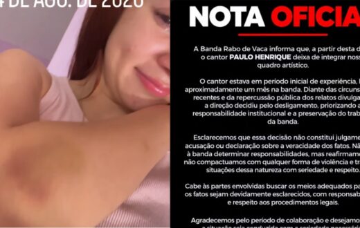 Rabo de Vaca desliga cantor após denúncia de suposta agressão em Manaus