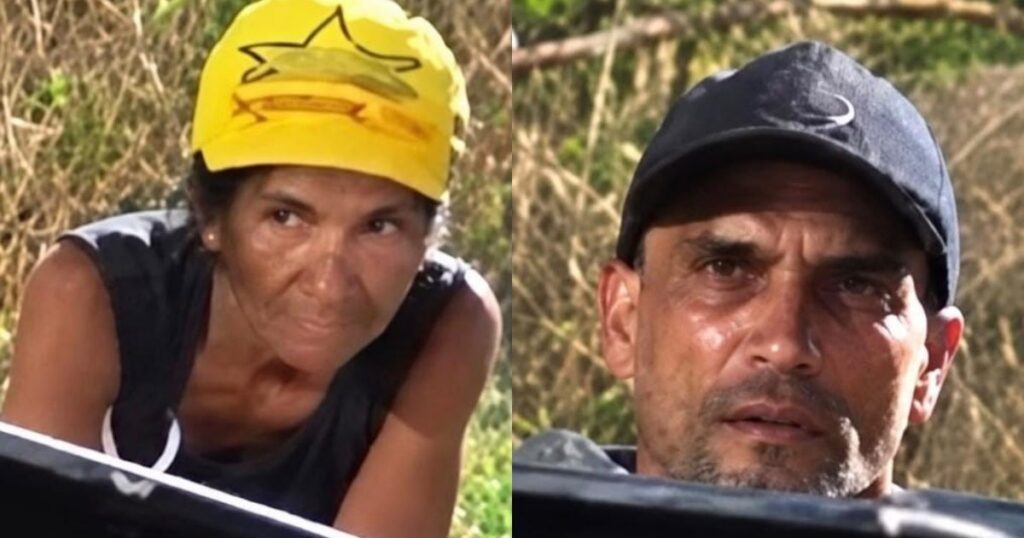 Imagens mostram dupla ateando fogo em área de vegetação em Manaus