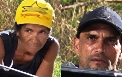 Imagens mostram dupla ateando fogo em área de vegetação em Manaus