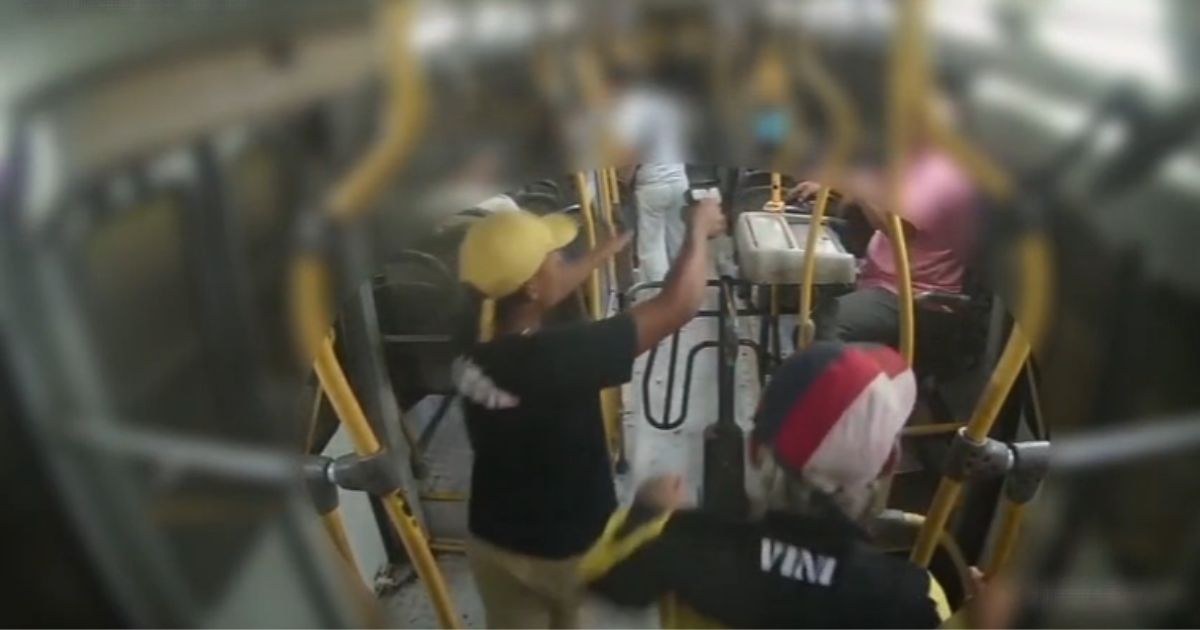 Imagens de quatro investigados por assalto a ônibus são divulgadas em Manaus